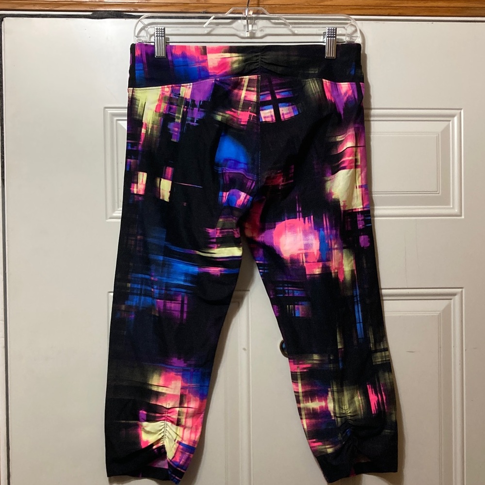 Calvin Klein Colorful Abstract‎ Print Capris L